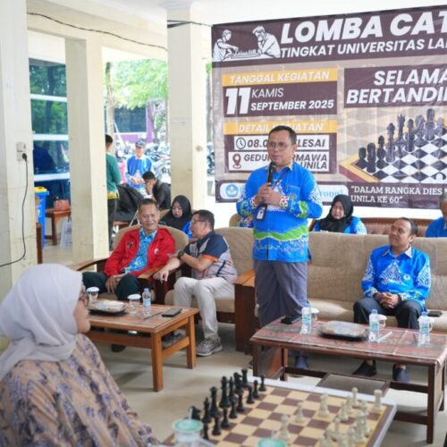 Unila Gelar Lomba Catur dan Tenis Meja Sambut Dies Natalis ke-60 FMIPA