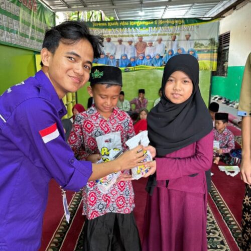 Mahasiswa Unila Gelar Edukasi Ekonomi Kreatif di Panti Asuhan Ruwa Jurai