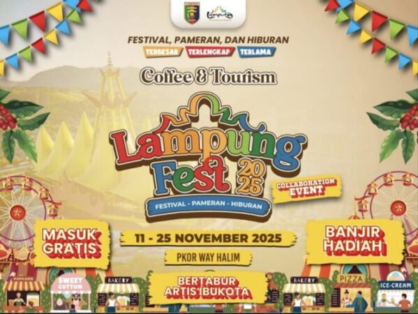 Pemprov Lampung Hadirkan Lampung Fest 2025 dengan Konsep Baru dan Akses Gratis