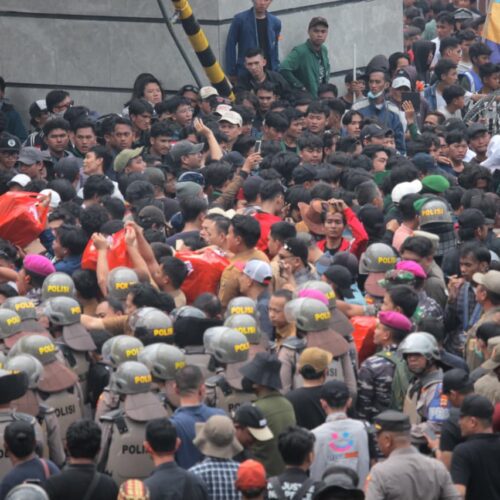 Demo Ribuan Massa di DPRD Lampung Kondusif, DPP KoPI Beri Apresiasi
