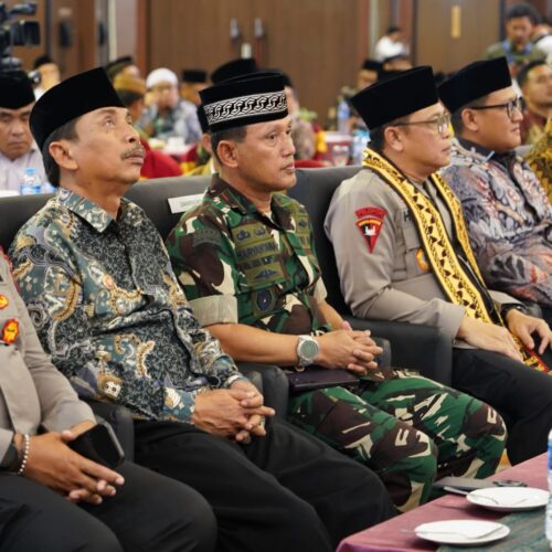 Danrem 043/Gatam Hadiri Ijtima’ Ulama dan Umara MUI Lampung 2025