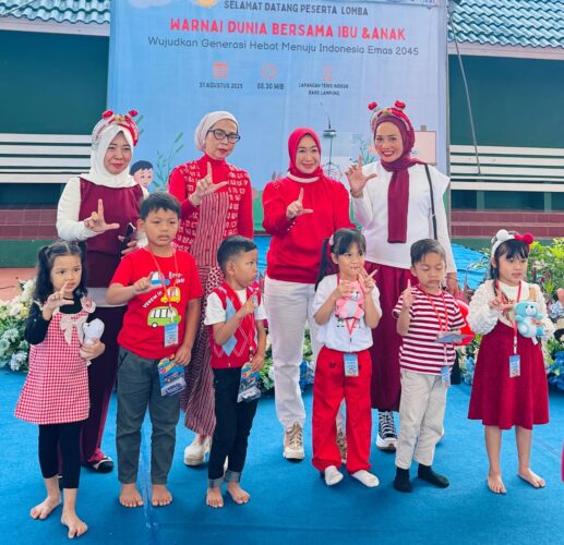 IKBL Gelar Lomba Mewarnai Ibu dan Anak Meriahkan Hari Anak dan HUT ke-80 RI