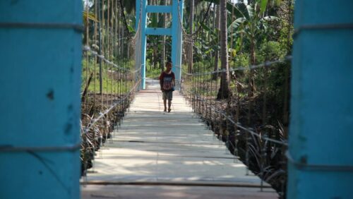 Gotong Royong Tuntas: Jembatan Gantung Viral di Tanggamus Rampung Diperbaiki dalam 5 Hari