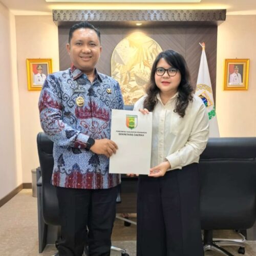 Wabup Pesawaran Ajukan Bantuan Mobil Damkar ke Pemprov DKI Jakarta