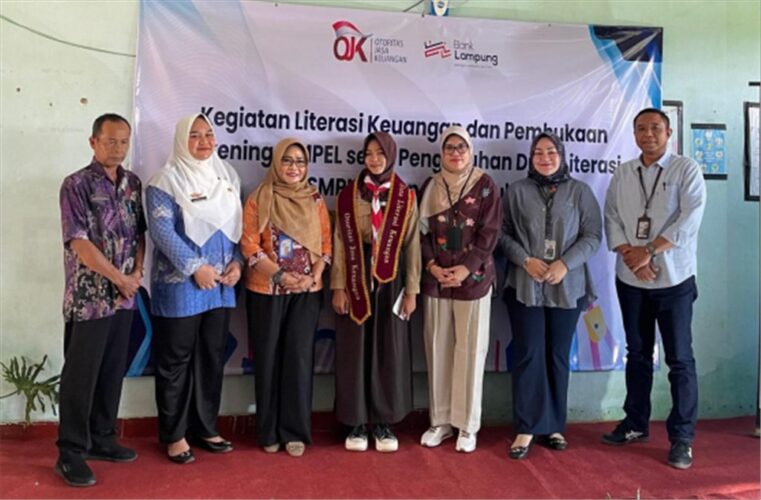 OJK Dorong Literasi Keuangan dan Budaya Menabung Pelajar di Lampung Selatan
