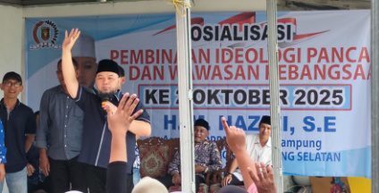M Hazizi Ajak Masyarakat Lampung Selatan Perkuat Semangat Kebangsaan Lewat Sosialisasi Ideologi Pancasila