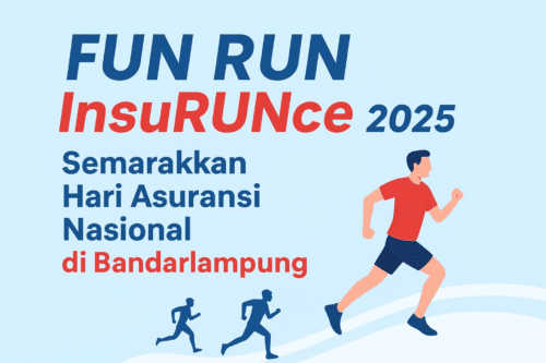 Fun Run “InsuRUNce 2025” Semarakkan Hari Asuransi Nasional di Bandarlampung