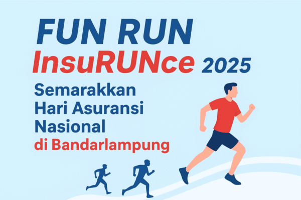 Fun Run “InsuRUNce 2025” Semarakkan Hari Asuransi Nasional di Bandarlampung