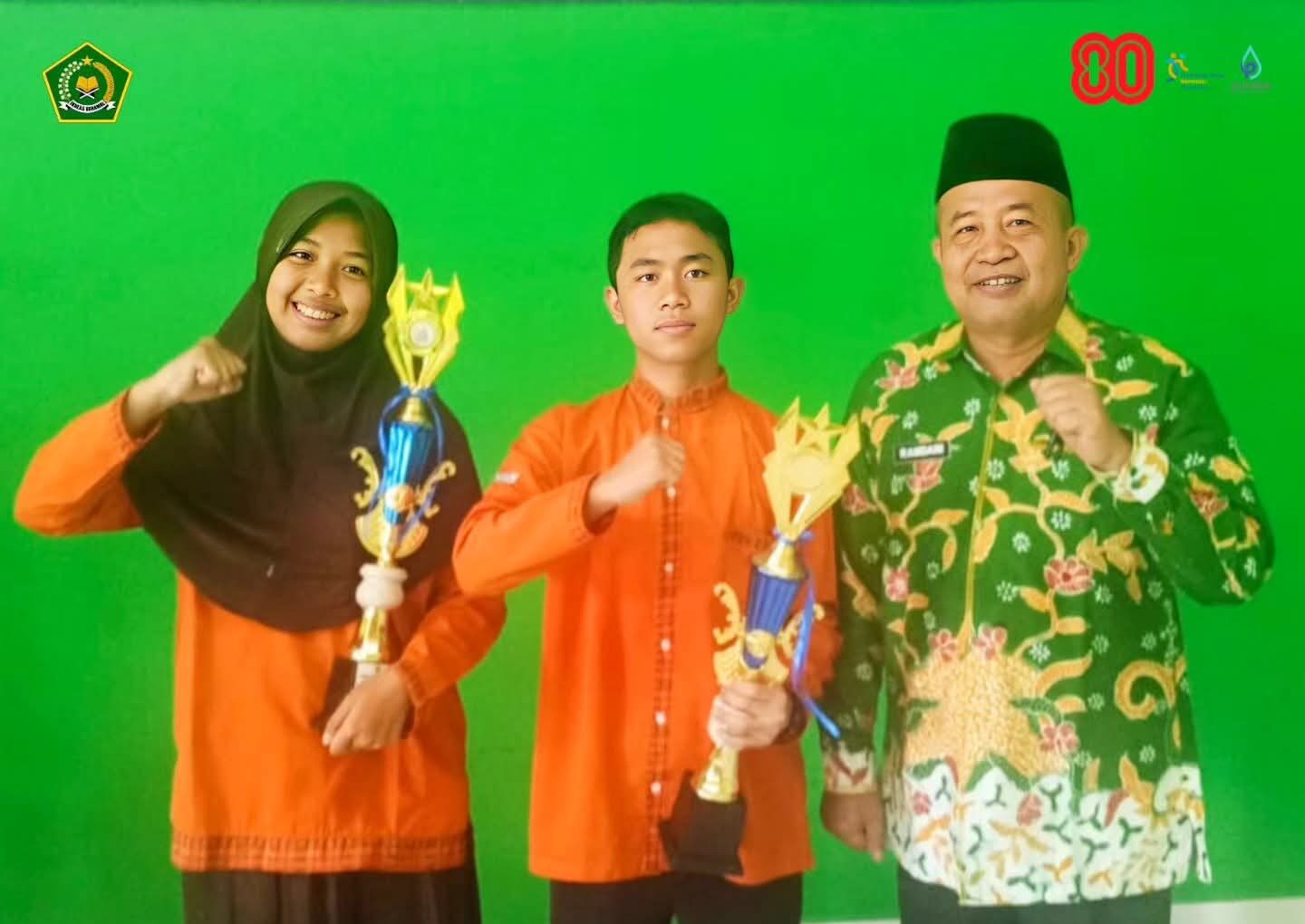 Dua Siswa MTsN 1 Kotaagung Tanggamus Raih Prestasi Gemilang di Ajang Talenta Puspresnas 2025