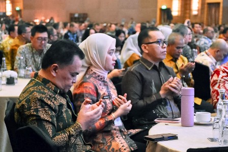 Wagub Jihan Nurlela Hadiri Rakornas Pembinaan dan Pengawasan Tahun 2025 yang Diselenggarakan Itjen Kemendagri di Jakarta