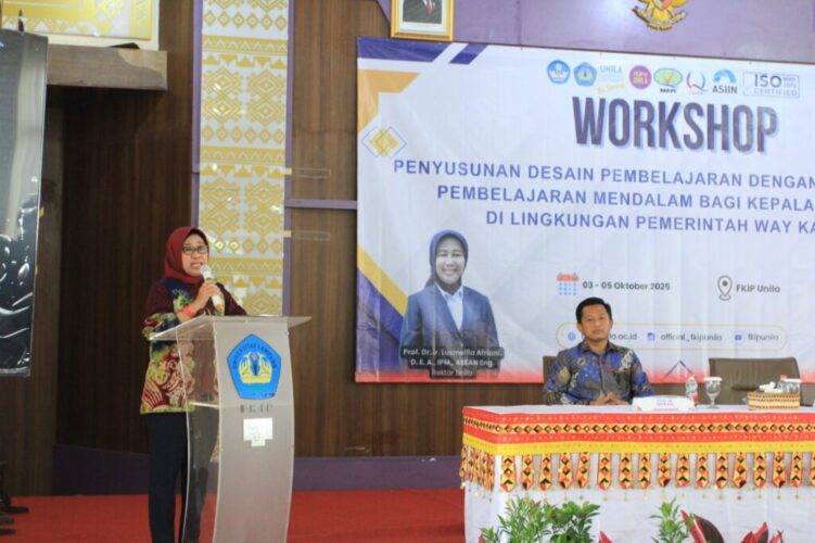 FKIP dan Way Kanan Gelar Workshop Pembelajaran Mendalam bagi Kepsek