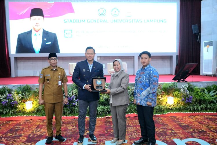 Unila dan AHY Ajak Mahasiswa Sinergi Indonesia Emas 2045