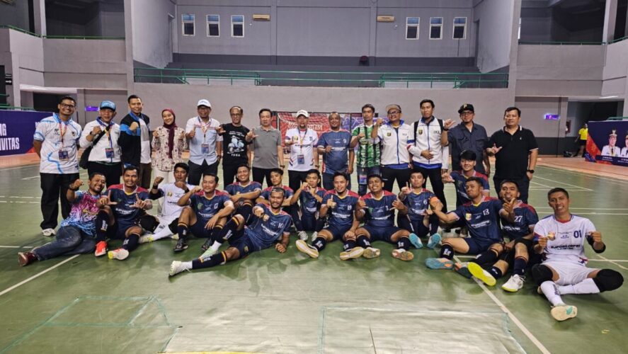 Tim Futsal Lampung Hantam Setjen KPU 10–0, Kukuh di Puncak Klasemen
