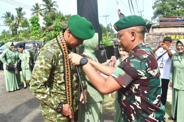 Pangdam XXI/Radin Inten Kunjungi Kodim 0424/Tanggamus, Tekankan Disiplin dan Anti-Narkoba