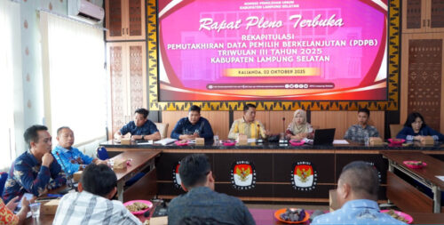 KPU Lampung Selatan Tetapkan 805.283 Pemilih: Pastikan Data Akurat dan Hak Pilih Terjamin