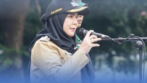 Wali Kota Eva Dwiana Pimpin Apel Kebangsaan dan Kesiapsiagaan Bencana 2025