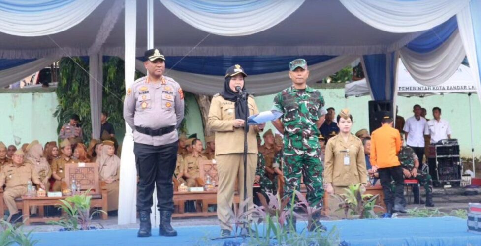 Wali Kota Eva Dwiana Pimpin Apel Kebangsaan dan Kesiapsiagaan Bencana 2025