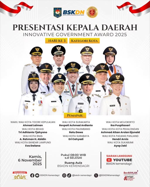 Wali Kota Eva Dwiana Paparkan Inovasi Daerah Bandar Lampung di Ajang IGA 2025