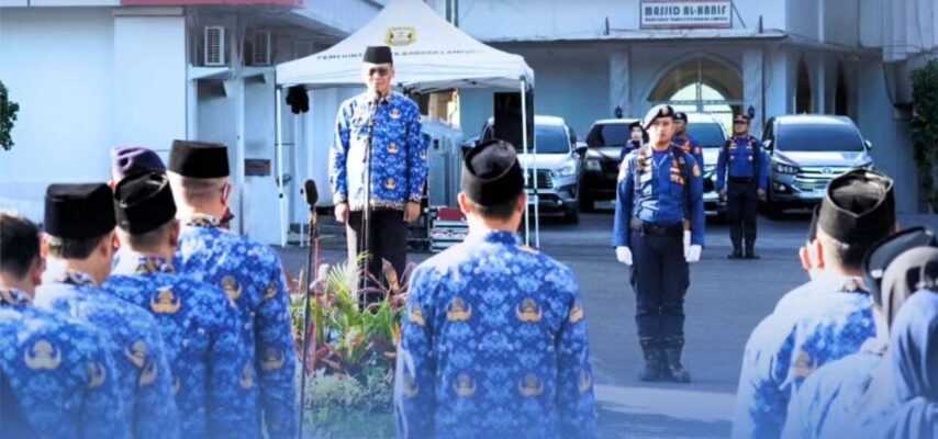 Pemerintah Kota Bandar Lampung Gelar Apel Bulanan ASN, Tegaskan Kedisiplinan dan Penguatan Pelayanan Publik