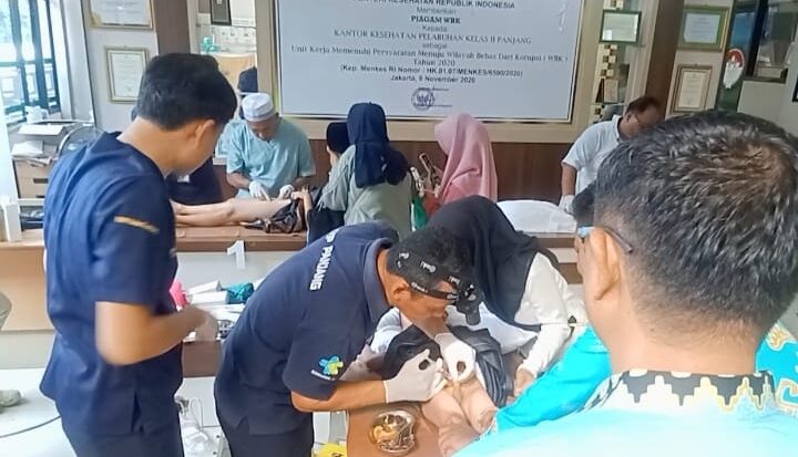 Balai Kesehatan Kelas I Panjang Gelar Layanan Kesehatan Gratis di Peringatan Hari Kesehatan Nasional ke-61