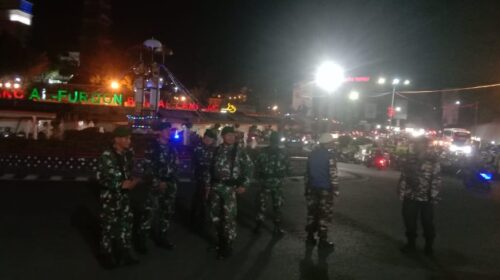 Personel Kodim 0410/KBL Patroli Siaga S3B