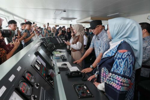 Gubernur Lampung Resmikan KMP Dalom 1, Kapal Pertama Milik Pemprov untuk Perkuat Konektivitas Sumatra–Jawa