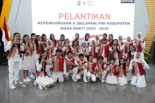 Pelantikan Pengurus PMI Lampung, Wagub Jihan Serukan Aksi Nyata dan Ketulusan Melayani