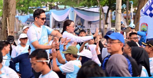 Ribuan Peserta Padati Fun Run Lamsel Fest 2025, Bupati Egi dan UKP Zita Anjani Ikut Berlari Bersama Warga