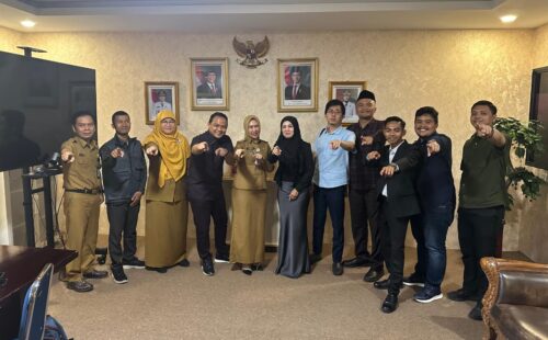 HIPMI Syariah Lampung Audiensi ke Biro Perekonomian Provinsi Lampung, Bahas Sinergi dengan KDEKS Daerah