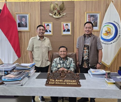 Pemkab Pesawaran Dorong Pembangunan Kampung Nelayan, Wabup Antonius Lakukan Koordinasi ke Kementerian KKP