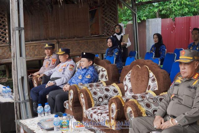 Wabup Pesibar Hadiri Apel Gelar Pasukan Operasi Zebra Krakatau 2025