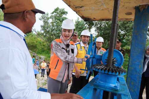 Dukung Swasembada Pangan, Wagub Jihan Resmikan Rehabilitasi Irigasi Way Ngison Senilai Rp7,8 Miliar