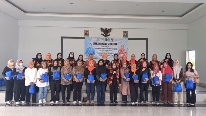 Rangkaian Peringatan Hari Ibu ke-97, Srikandi PP Lampung Gelar Bakti Sosial