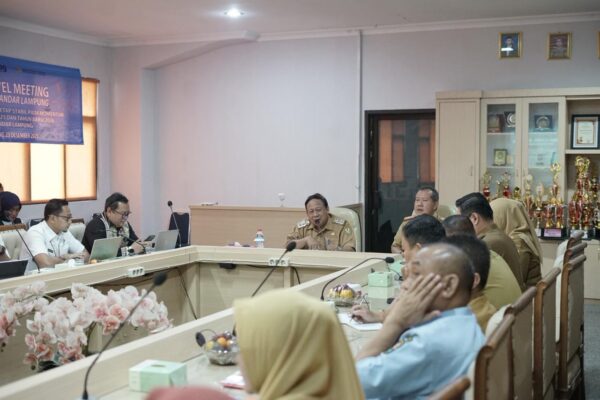 Pemkot Bandar Lampung Gelar High Level Meeting TPID Jelang Natal dan Tahun Baru