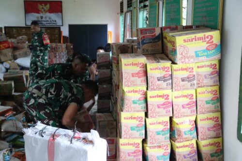 Kodim 0410/KBL Kirim Bantuan Pangan untuk Korban Bencana di Tiga Provinsi Sumatera