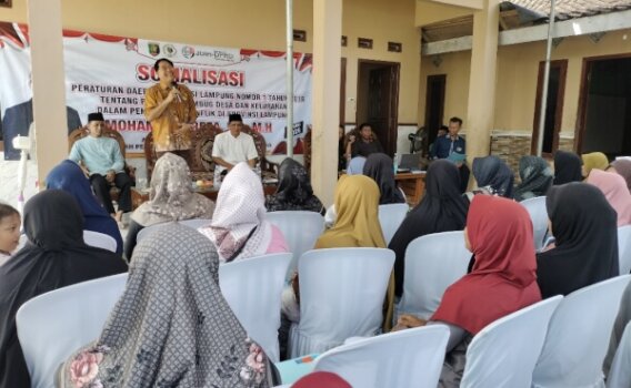 Mohammad Reza Berawi Sosperda Rembug Desa di Pamenang