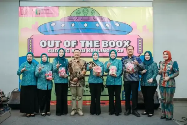 Bunda Literasi Lampung Buka Big Event “Out of the Boox” Gudang Buku Keliling 2026