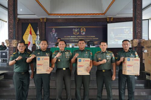 Korem 043/Garuda Hitam Gelar RAT ke-50 Koperasi Konsumen Primer Kartika Garuda Hitam