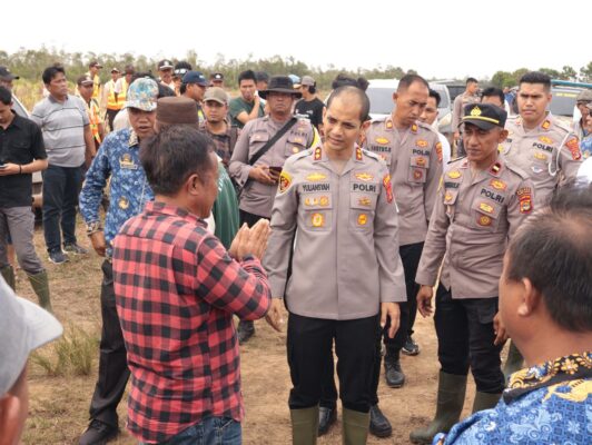Polda Lampung Kawal Ploting Lahan Sengketa di Tulang Bawang, Pastikan Proses Berjalan Aman dan Transparan