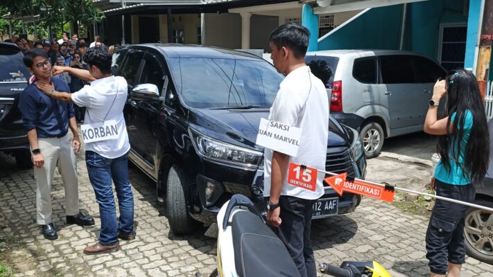 Rekonstruksi Penganiayaan Verrel, Tersangka Handi Dua Kali Pukul Korban