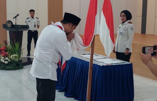 WBP Napiter Lapas Kalianda Ucapkan Ikrar Setia kepada NKRI
