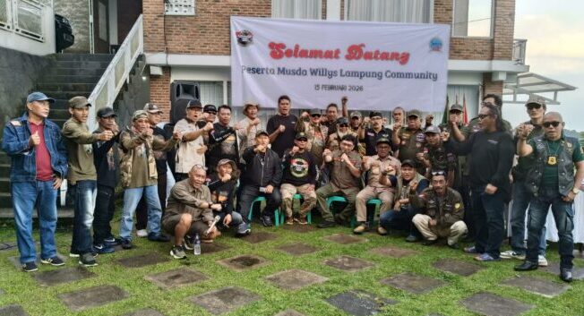 Musda Willys Lampung Community dan Pemilihan Ketua PPAJI Lampung Perkuat Solidaritas Komunitas Jeep