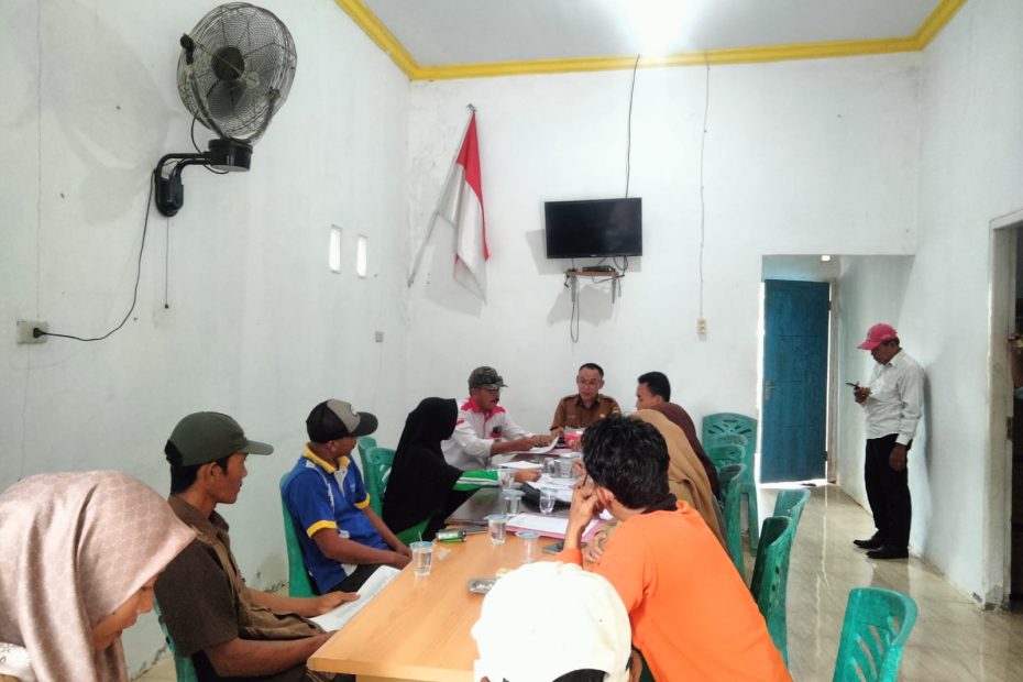 PJ Pekon Dadimulyo Pimpin Rapat Panitia Persiapan PAW Kepala Pekon