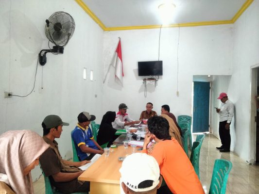 PJ Pekon Dadimulyo Pimpin Rapat Panitia Persiapan PAW Kepala Pekon