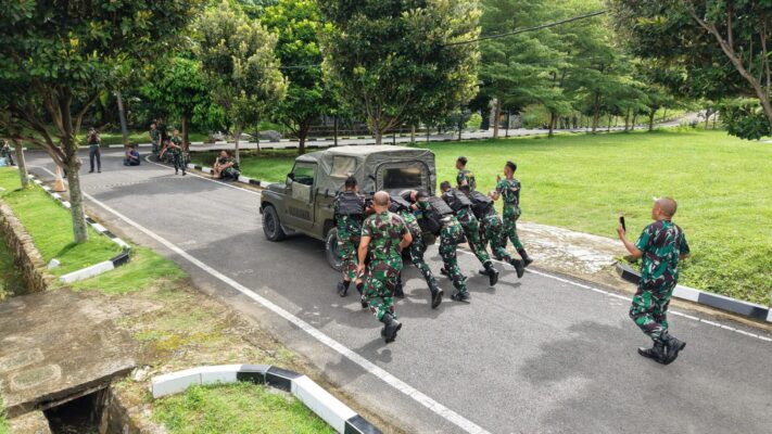 Yonif 7 Marinir Gelar Lomba Antar Kompi di Pesawaran, Perkuat Jiwa Korsa Prajurit