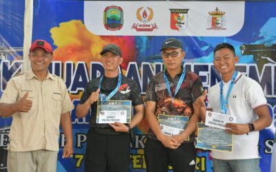 Banggakan Satuan, Prajurit Yonif 7 Marinir Raih Juara 3 Lomba Menembak Perbakin Lampung Selatan
