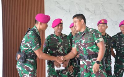 Bangkitkan Semangat Prajurit, Danyonif 7 Marinir Gelar Jam Komandan di Awal Ramadan 2026