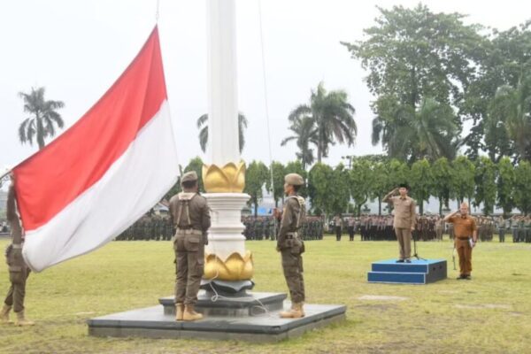 Ade Utami Ibnu Jadi Pembina Upacara Forkopimda Lampung, Perkuat Sinergi Pembangunan Daerah