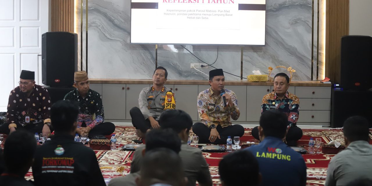 Refleksi Satu Tahun Kepemimpinan PM, Bupati Parosil Mabsus–Wakil Bupati Mad Hasnurin Tegaskan Fondasi Lampung Barat Hebat dan Setia