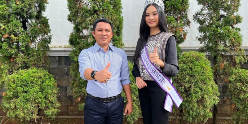 Bupati Lampung Barat Dukung Agita Nazara di Puteri Indonesia 2026, Dorong Promosi Budaya Lampung